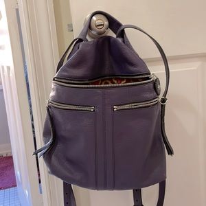 Purple backpack style Royna Purse